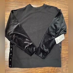 NWT Athleta Retroplush Velvet Crewneck Sweatshirt Size S